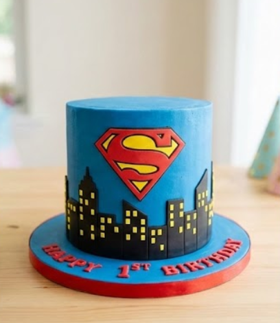 Superman Hero Cake